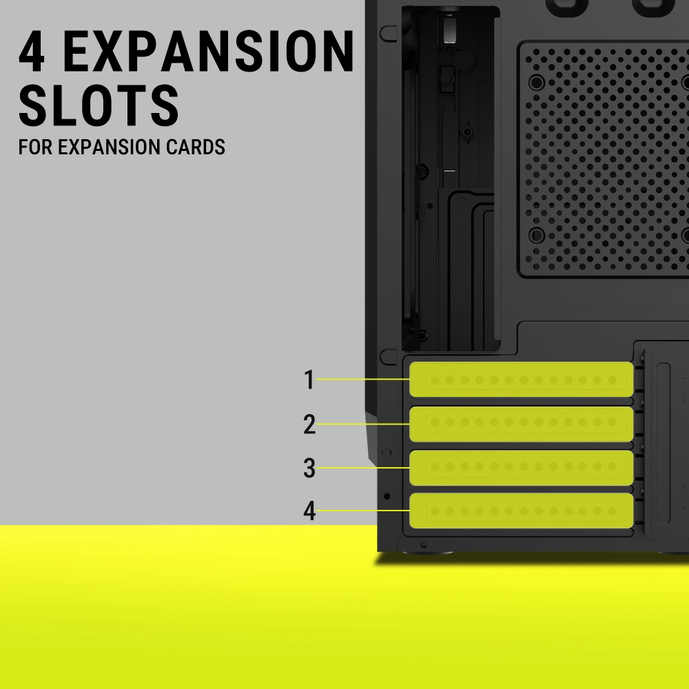 Ant Value Mid Tower Cabinet (M-ATX/M-ITX) VM7P with SMPS view 6